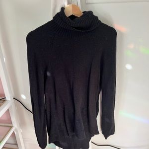 JCrew Turtle Neck in Beige & Black